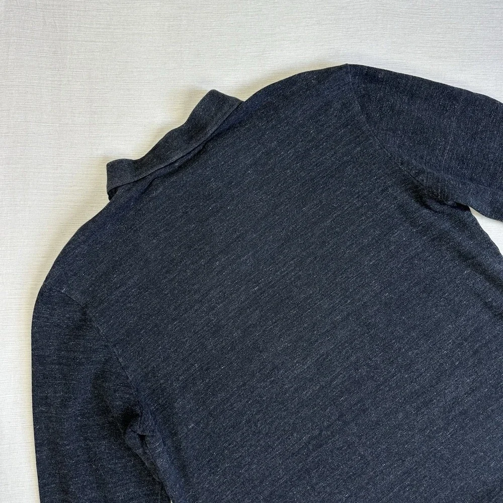 Polo Ralph Lauren Golf Polo Shirt Long Sleeve Slim Men L Gray Preppy Rugby